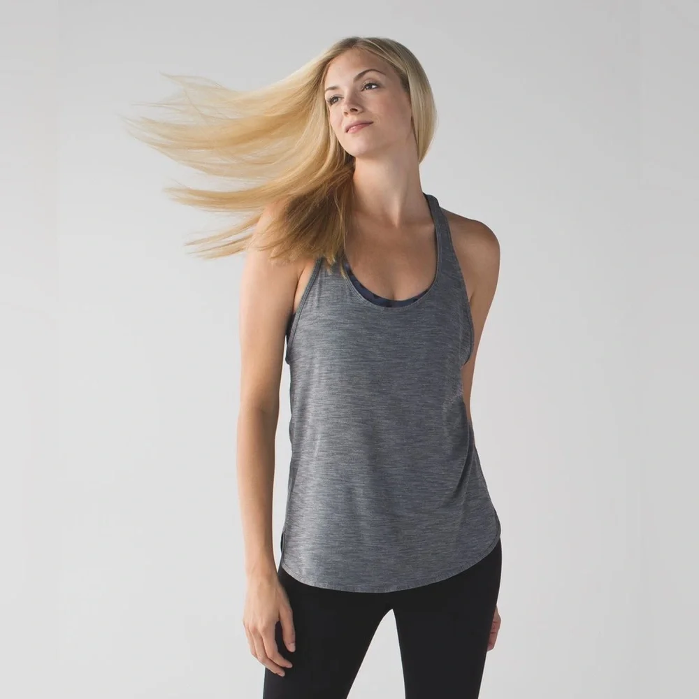 Lululemon Intrinsic Tank in Heathered Slate Gray Size 8
